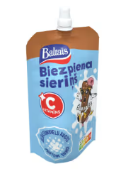 Baltais biezpiena sieriņš ar C vitamīnu šokolādes 100 g (doypack)